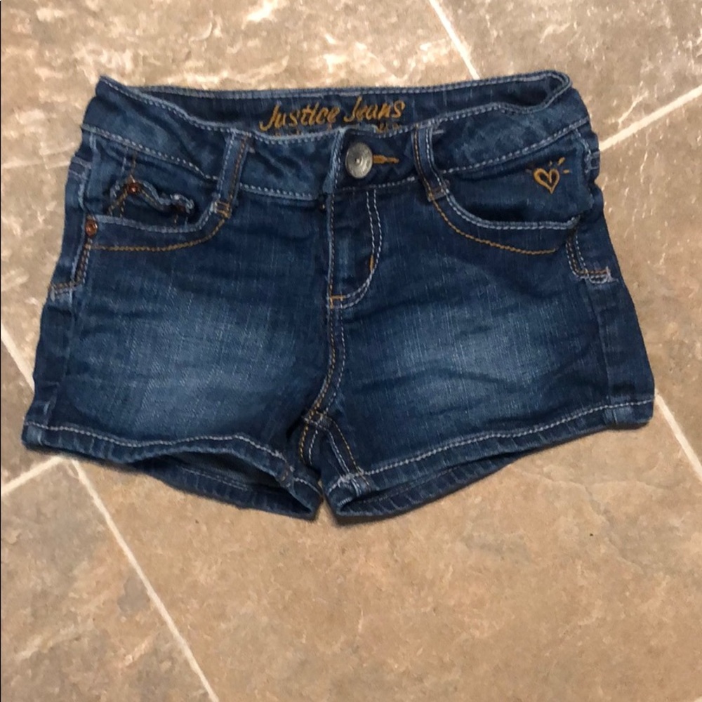 Justice jean shorts